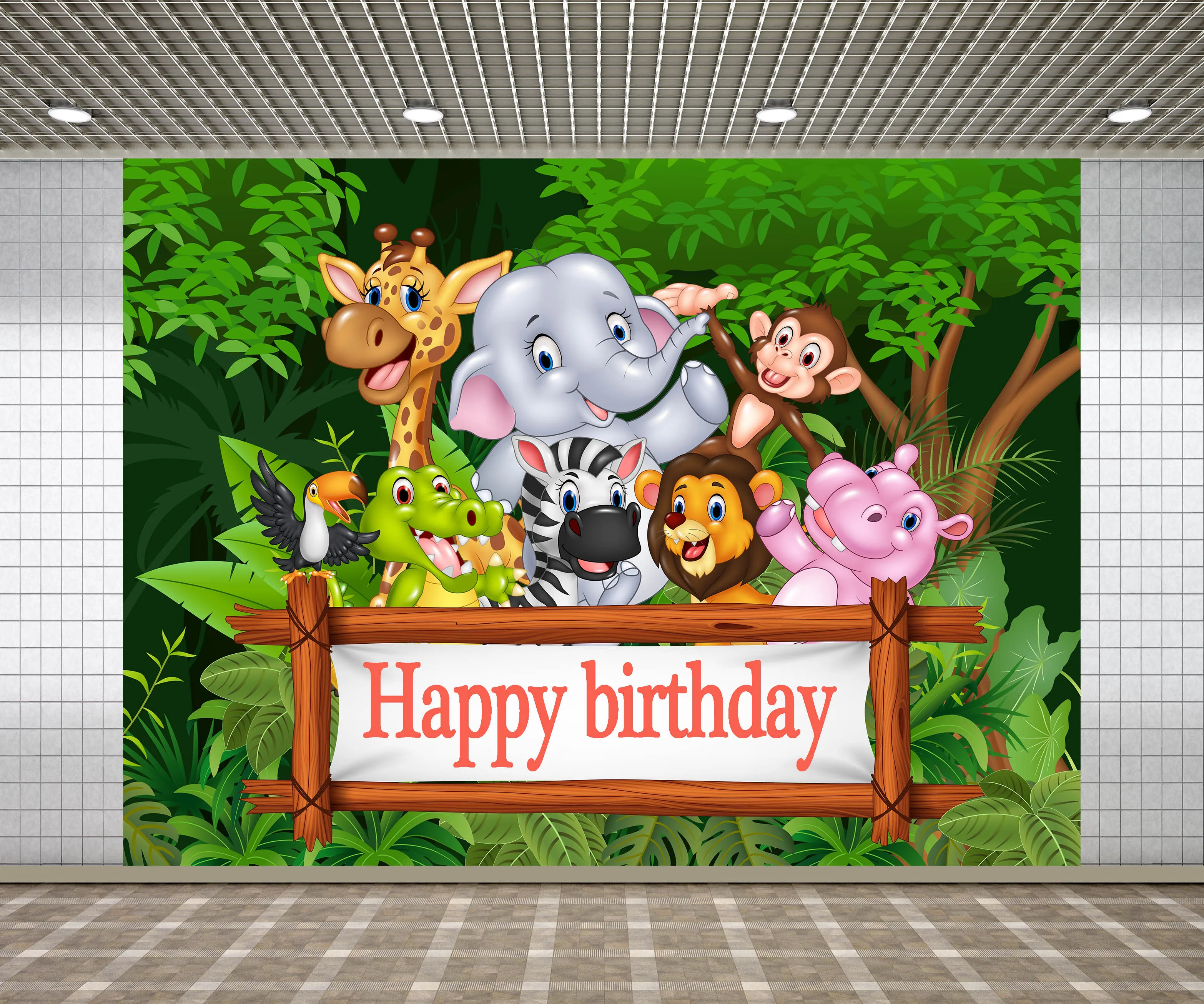 

Lyavshi на день рождения Фоны для фотостудии джунгли вечерние Животные рисунком лесных листьев детский фон для фотосессий с изображением