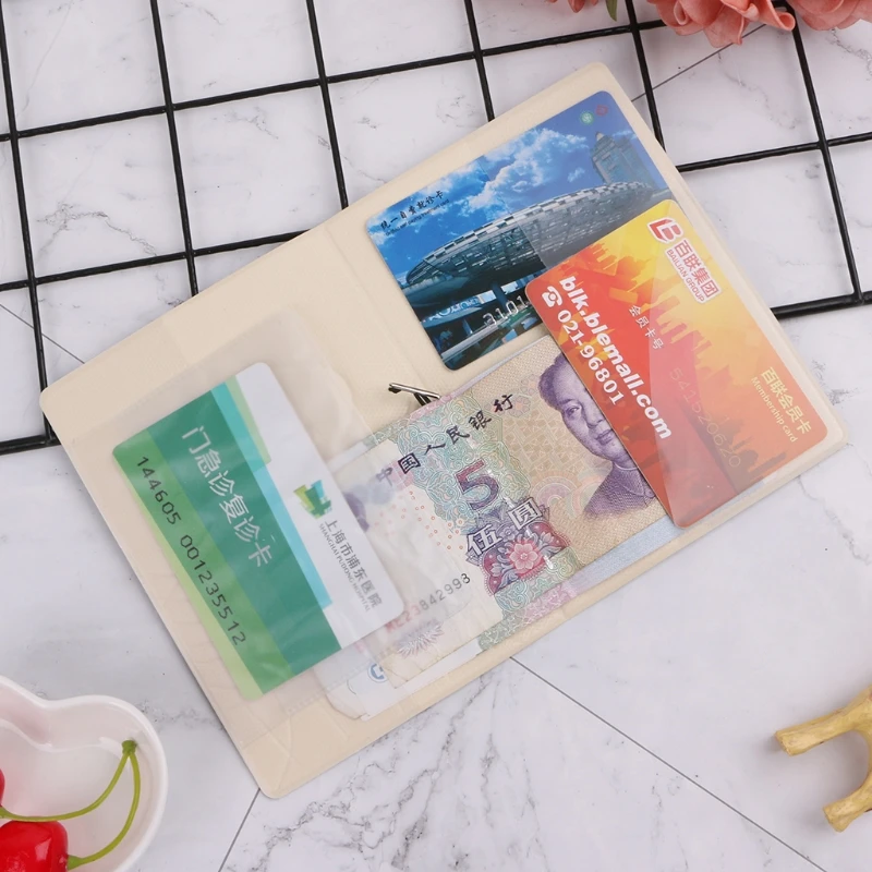 

Portable Travel Passport Holder ID Credit Card Case Protector Cover Organizer D08E