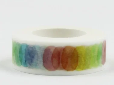 

15mmx10m colorful round decorative tape(1piece)