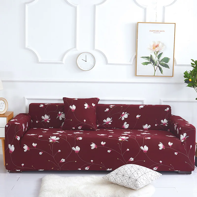 

String Printed Sofa Covers For Living Room Elastic Stretch Slipcover Sectional Corner Sofa Covers 1/2/3/4-seater