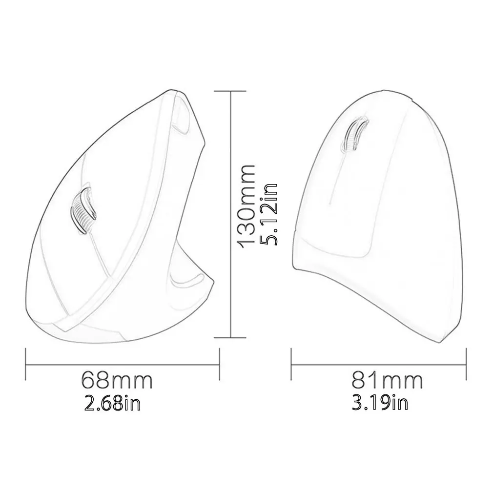 

Wireless mouse Ergonomic Vertical 3D Mouse Notebook PC USB gaming Mouse Optical Healthy mouse gamer For PC Laptop gamer mice