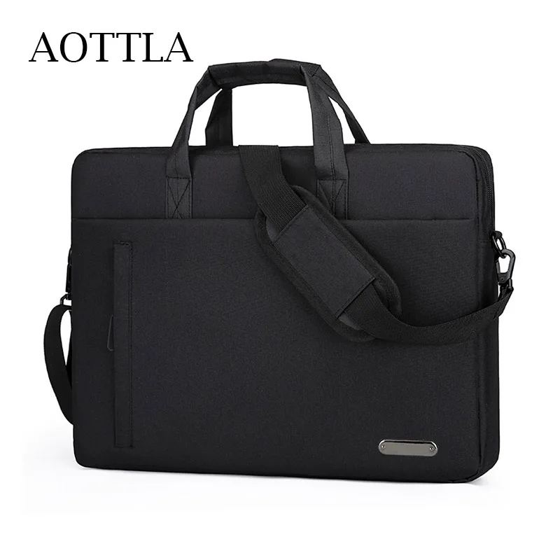 

AOTTLA мужской деловой портфель, вместительная сумка для ноутбука 16 дюймов, мужская сумка через плечо, многофункциональная новая сумка через п...