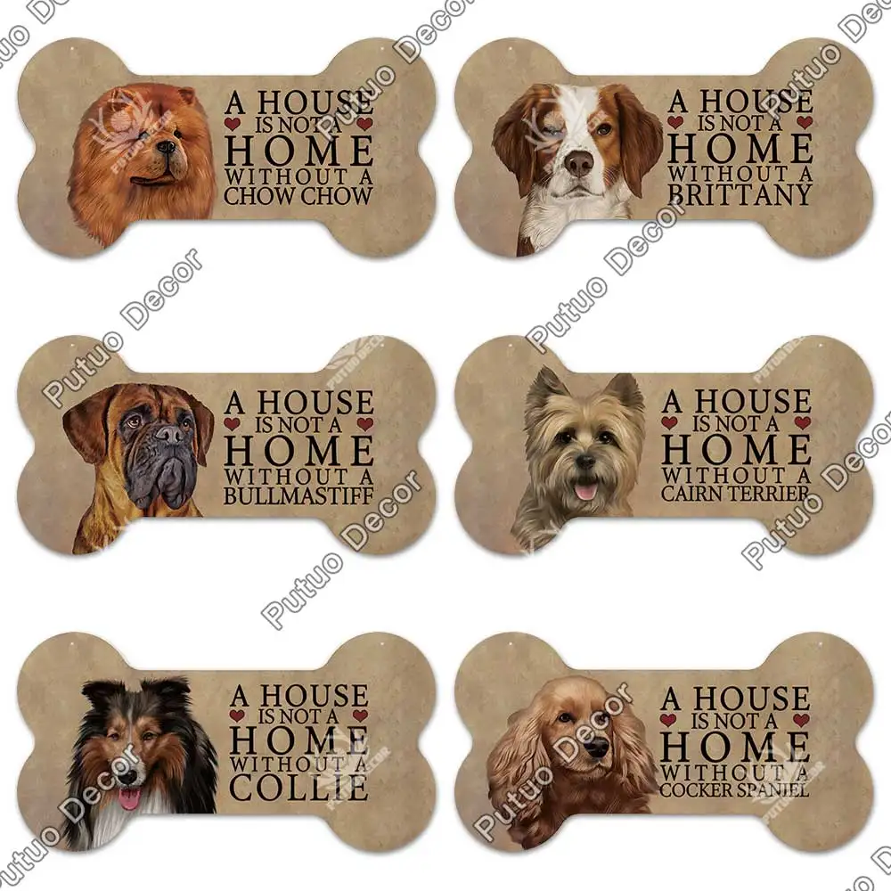 

Decor Dog Bone Sign Plaque Wood Lovely Friendship Wooden Pendant for Wooden Sign Dog House Decoration Wall Decor Dog Tag