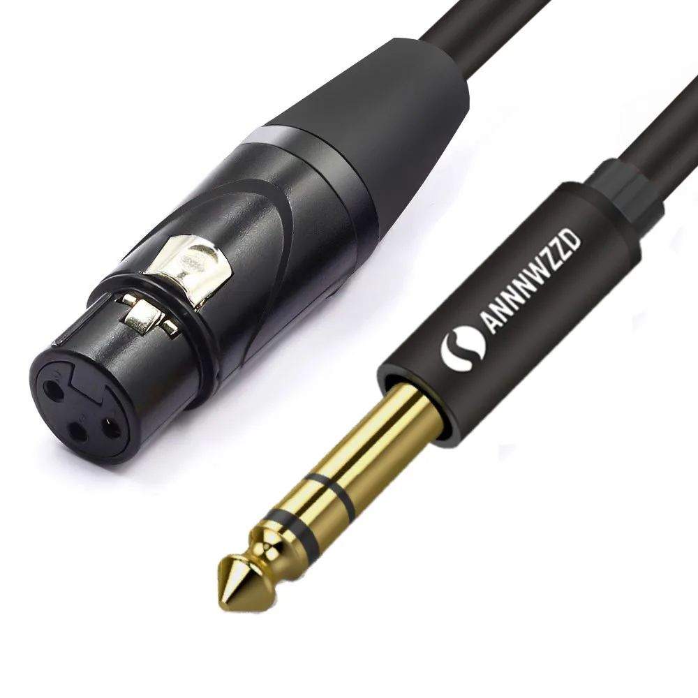 XLR Сделано в Китае для Jack микрофонный кабель 5 м 10 6 35 мм штекер свинцово Адаптер