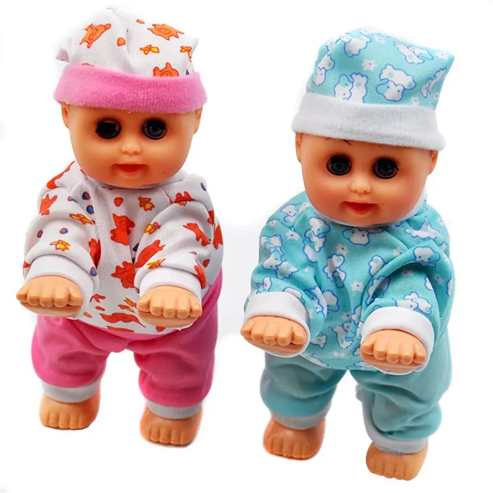 Забавная электрическая умная кукла Смеющийся плач Поющая ползающая Детская