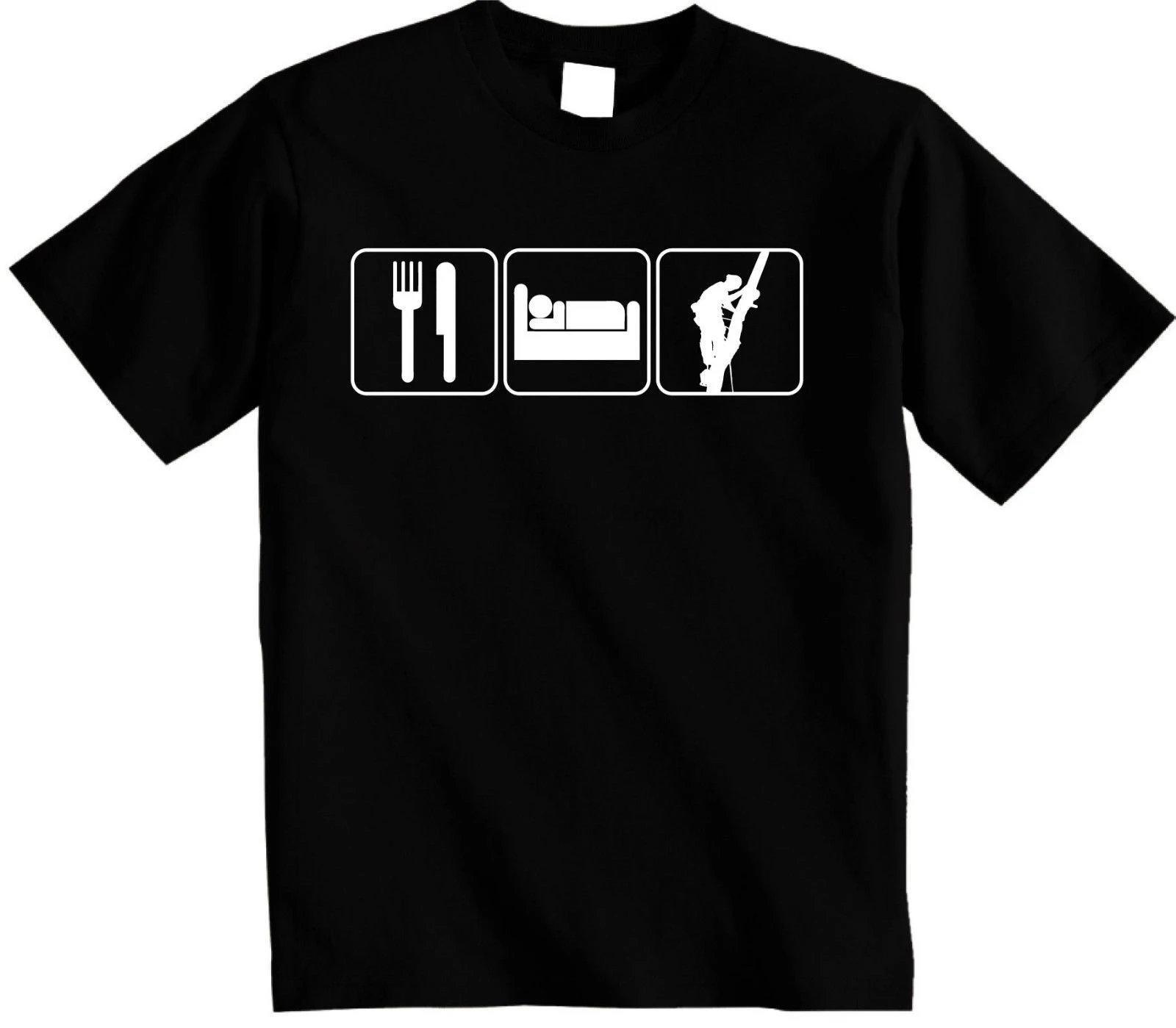 2019 SSummer стильные модные мужские футболки Eat Sleep Tree Surgeon Arborist футболка бесплатная