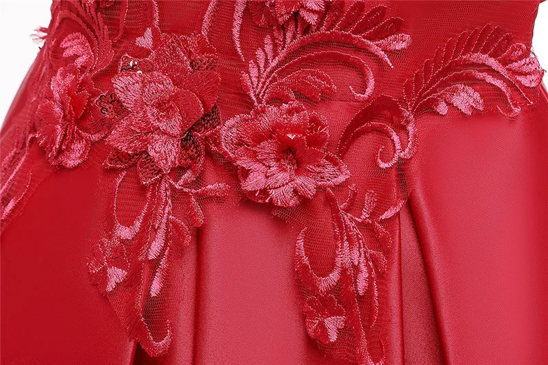 Детское нарядное платье-пачка с цветочным рисунком для девочек, детское торжественное платье для девочек на свадьбу, костюм принцессы для первого причастия