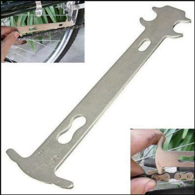 

1pcs Bicycle Chain Wear Indicator Checker Mountain Road Bike MTB Chains Gauge Measurement Ruler Cycling Replacement Repair Tool