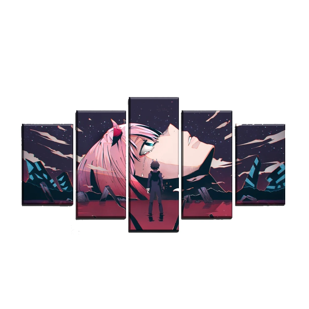 Настенная картина на холсте 5 шт. большой плакат домашний декор аниме HD