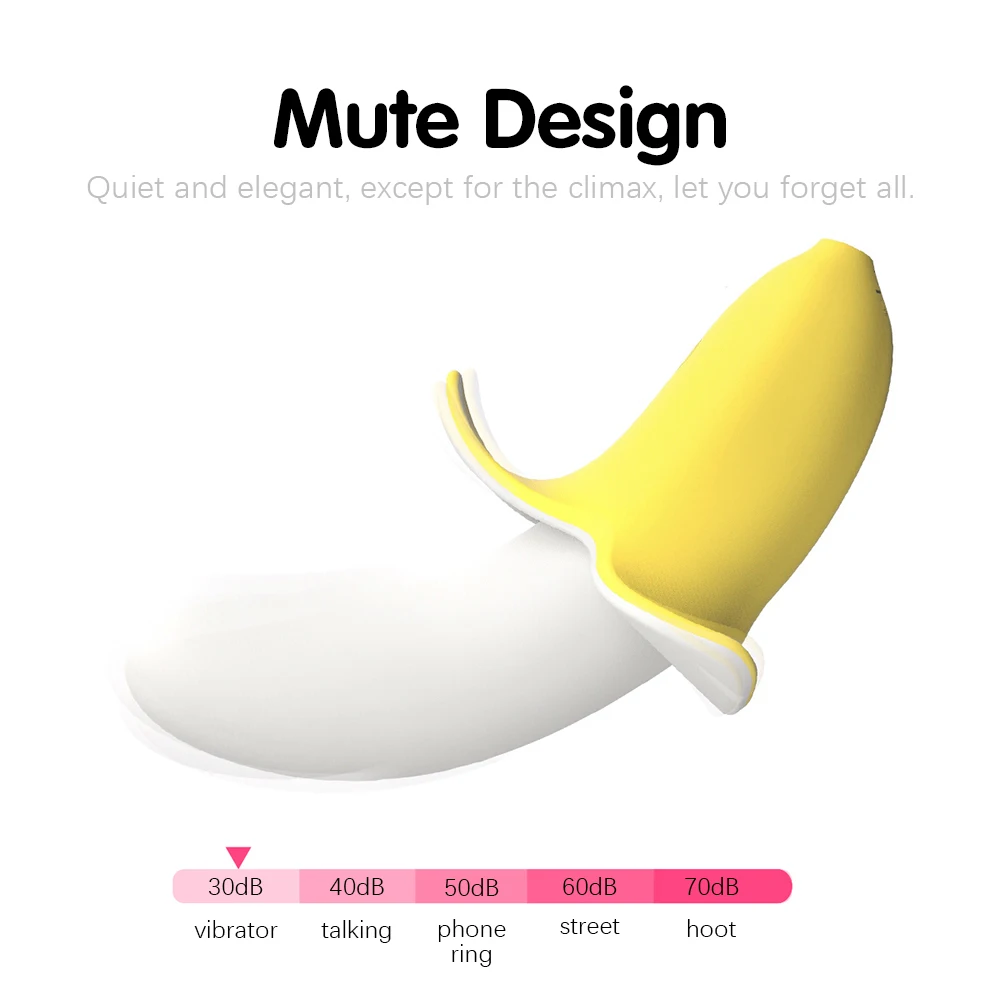Вибратор в форме банана клитора точки G вагинальный стимулятор силиконовый