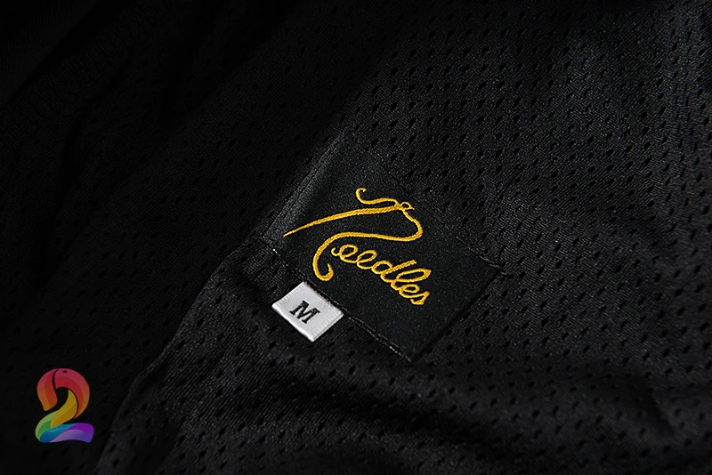 

AWGE Needles Sportswear High Quality Butterfly Embroidery Zipper Sweatshirt Oversize Men's Women's Mesh Side Ribbons Sweatpants