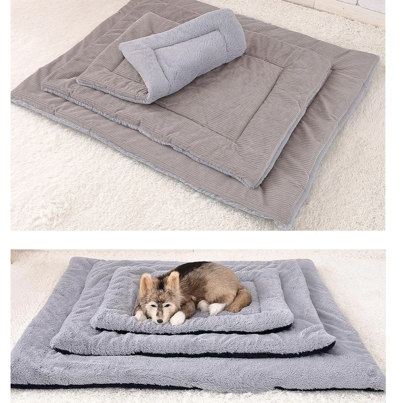 Мягкое одеяло для собаки флисовый коврик сна домашних питомцев теплая подушка