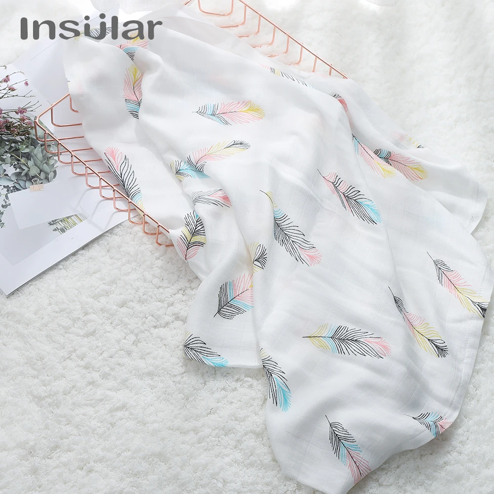 Insular Cartoon Baby Blanket Swaddle Newborn Soft Bubble Flannel Stroller Receiving Blankets Solid Bedding Set Cotton Quilt | Мать и