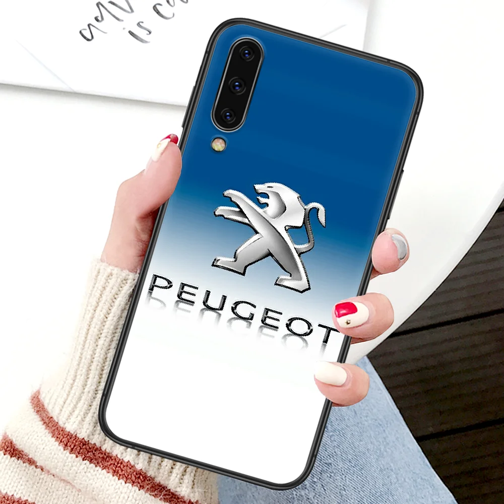 

Dongfeng Peugeot Luxury Car Phone Case For Samsung Galaxy A 3 5 7 8 10 20 20E 21S 30 30S 40 50 51 70 71 4G black Prime Painting