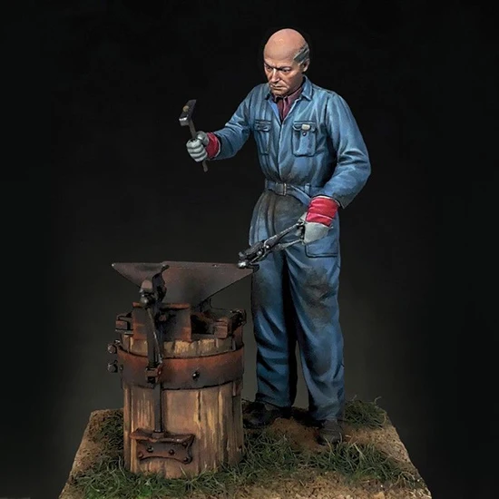 Разобранный 1/35 современный человек на работе (1 фигурка) Статуэтка из