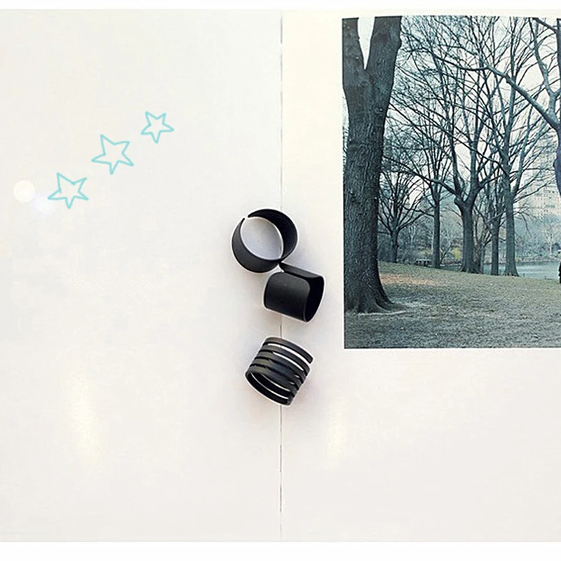 3 шт./компл. новые женские Модные кольцо из двух вещей черно-Цвет стек Обычный выше