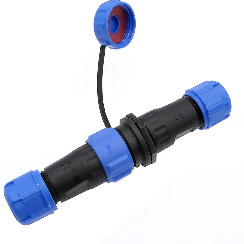 

1 Pairs SP13 IP68 Aviation Waterproof Connector Plug Socket Solder Silica Gel US