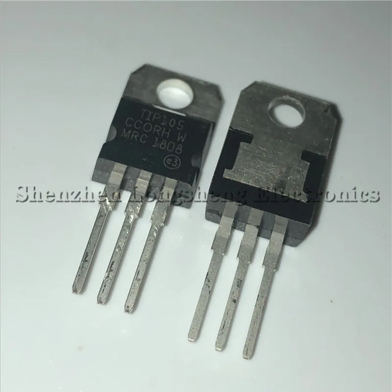 10 шт./лот Новый TIP105 встроенный TO-220 NPN Darlington triode в наличии | Электронные компоненты