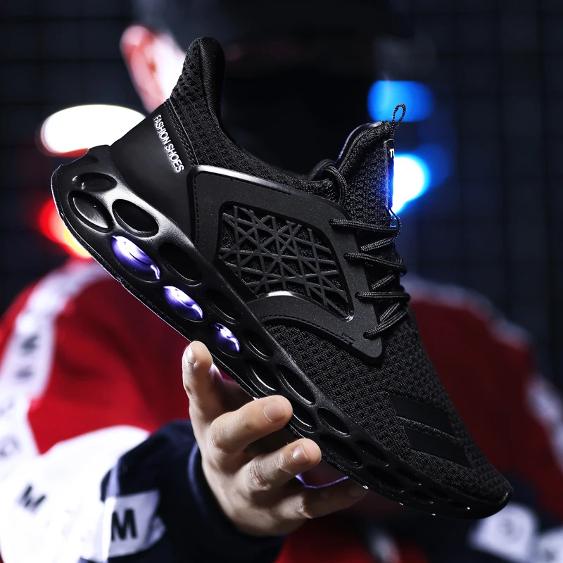 Мужские кроссовки воздухопроницаемая повседневная обувь Мокасины