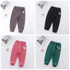 Детские штаны повседневные штаны для мальчиков от 1 до 6 лет Детская одежда хлопковые длинные штаны для мальчиков детская одежда для девочек весенние спортивные штаны