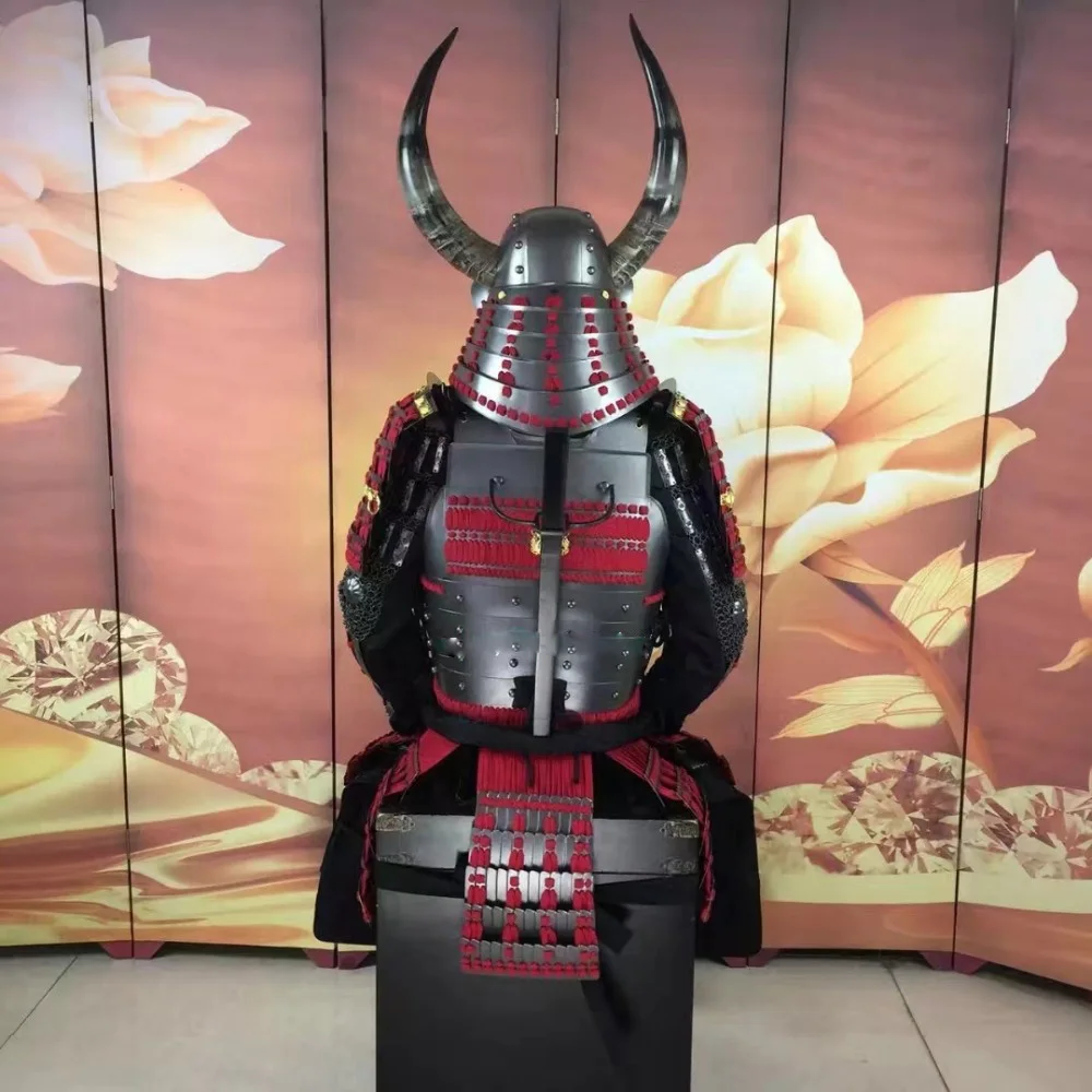 Bestellen Premium Japanischen Samurai Rüstungen Echt Rüstungen Wearable Cosplay Kostüm