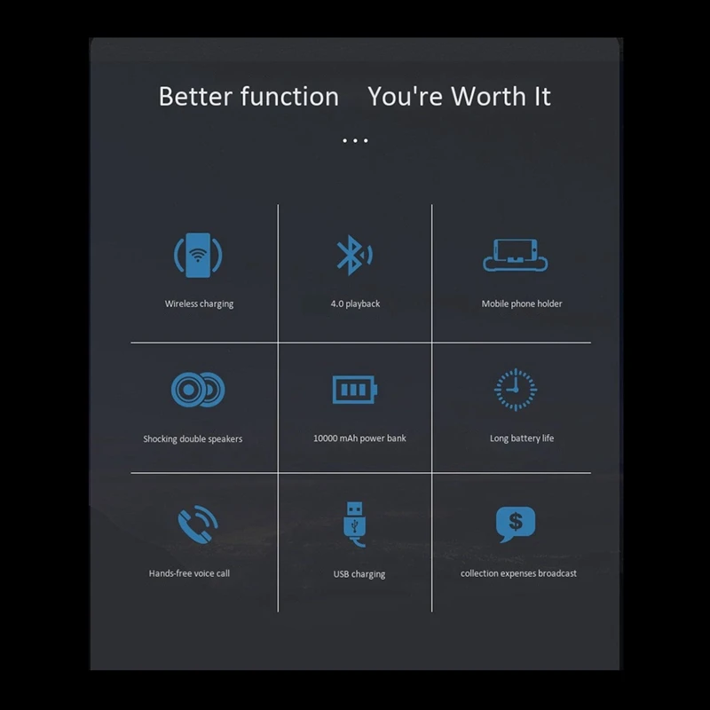 

Wireless Charging, Wireless Mobile Power Supply, Bluetooth Speaker Supporting Wireless Charging