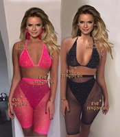 hot sexy lingerie underwear stripper seksi unique panty hose twinkle crystal intimates costumes sexy nightwear body suit cosplay