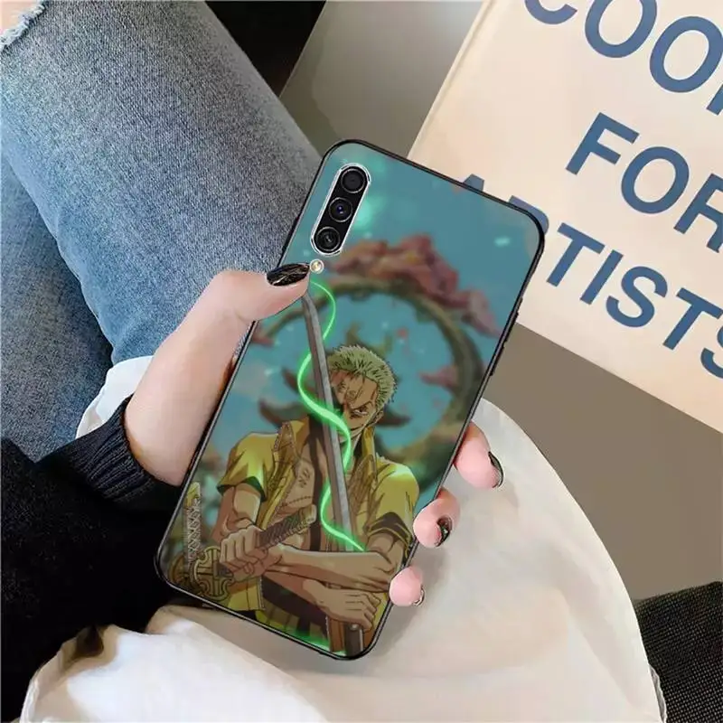 

Japan Anime One Piece Roronoa Phone Case For Samsung galaxy S 9 10 20 A 10 21 30 31 40 50 51 71 s note 20 j 4 2018 plus