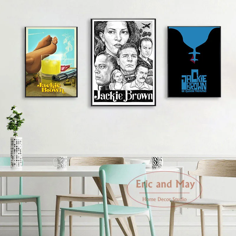 Картина из сериала Джеки Браун настенный постер и печать на холсте винтажный