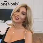 OneNonly короткий парик Боб естественный светлый парик для женщин ежедневные термостойкие волосы