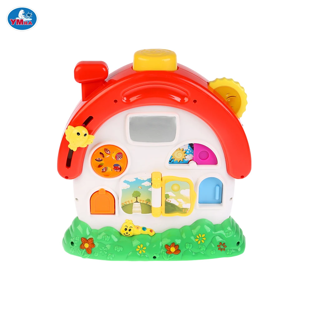 Развивающий домик УМКА Стихи М.Дружининой учим животных время звуки пианино 9