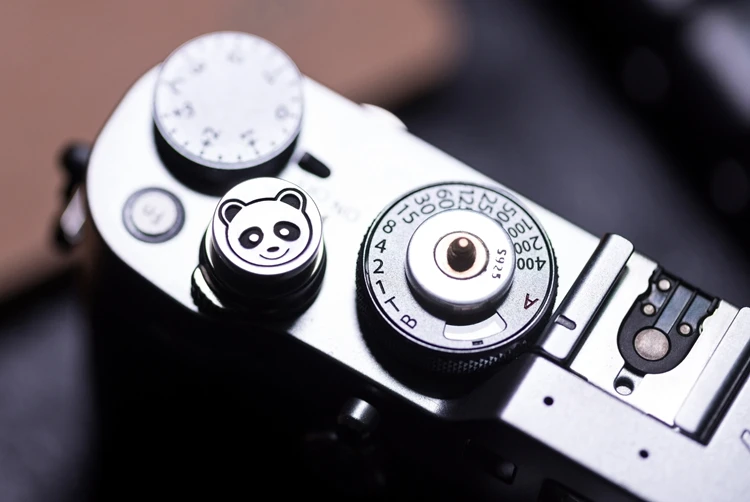Оригинальная Серебряная+ латунная кнопка спуска затвора для камеры Fujifilm X100F XPRO2 XE3 XT3/X10/X20/X30 Leica M1/M2