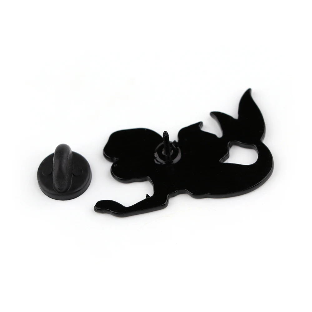 LT1200 Милая эмалированная шпилька с рисунком русалки Шпилька для лацкана