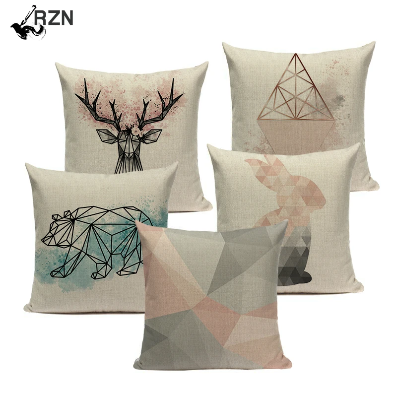 2020 наволочка с геометрическим рисунком в скандинавском стиле поп домашние