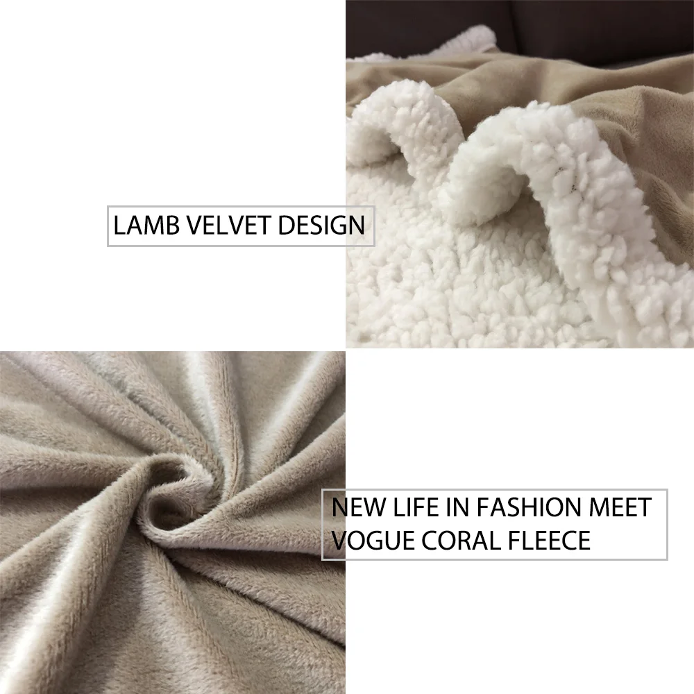 

Winter Cashmere Blanket Cartoon Animal Color Cat Bedspread Bed Cover Coverlet Flannel Winter Throw Hypoallergenic Personalized M