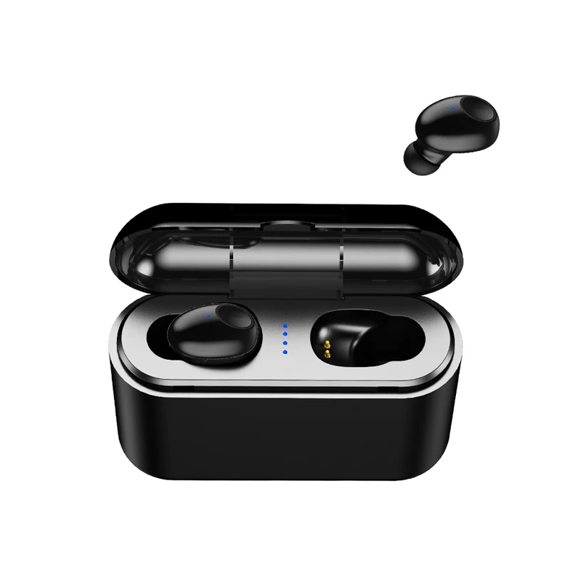 

True Wireless Earbuds Mini Bass Bluetooth Headsets Stereo Earphones Hands-free Mic for iPhone Samsung Sony Xiao mi Phones Car TV