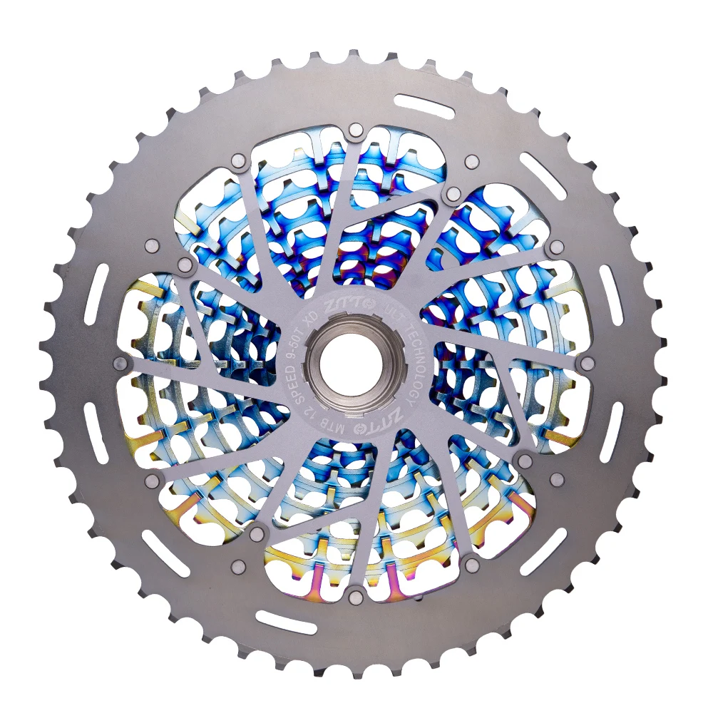 Кассета ZTTO MTB 9T 50T Ультралегкая кассета Ultimate XD Rainbow K7 375 г 12 В ulт s звездочка 1299