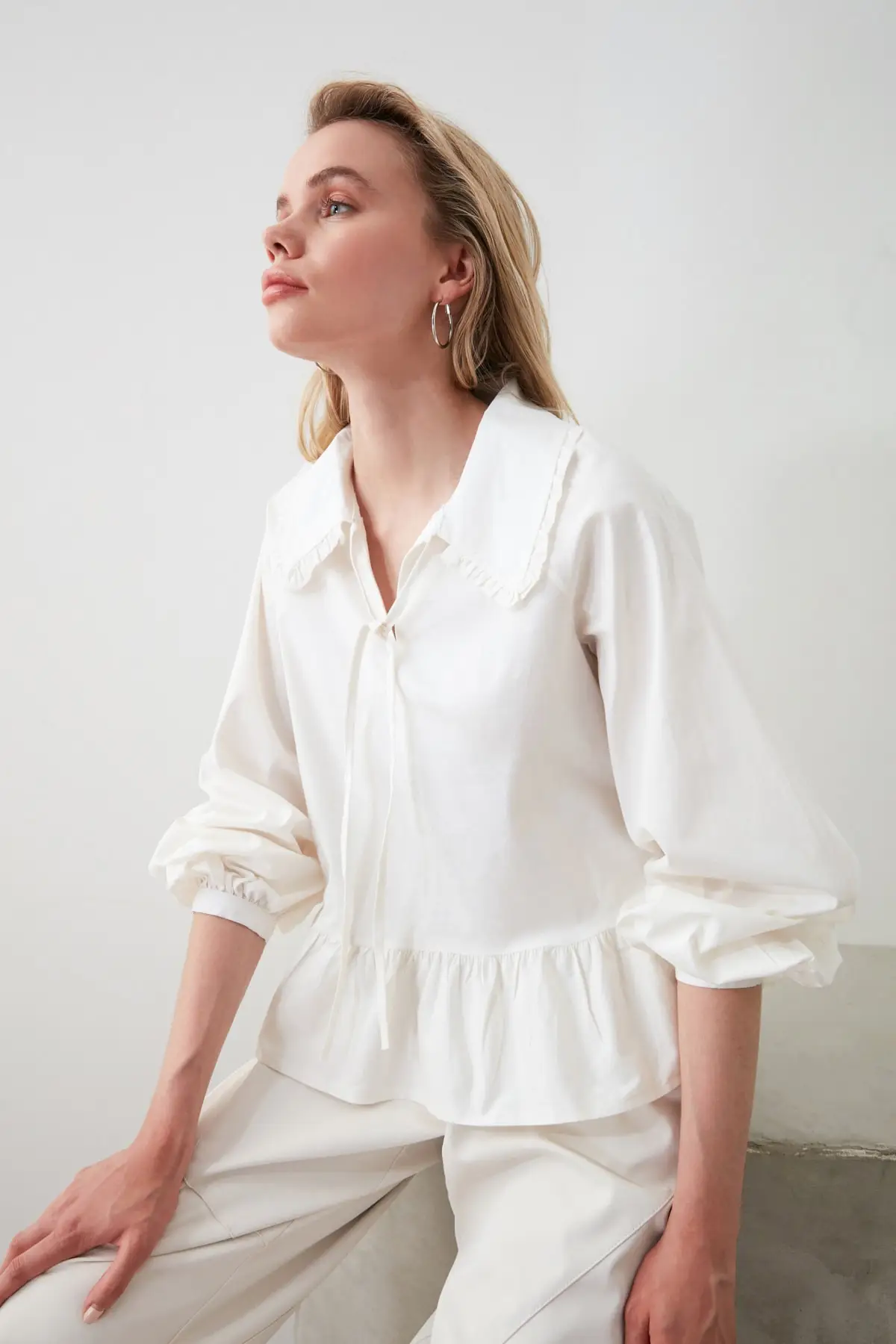 

Trendyol Shirred Bluz TWOAW21BZ0147