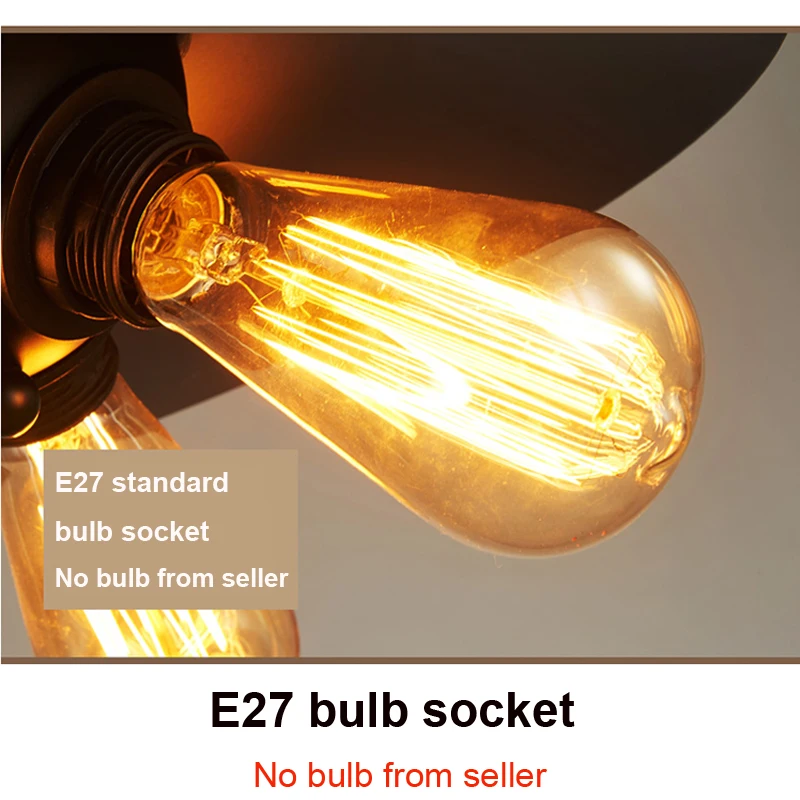 Лофт Винтаж Лампа Ретро Зонты Подвесные Светильники Кафе Паб Клуб Бар Ресторан