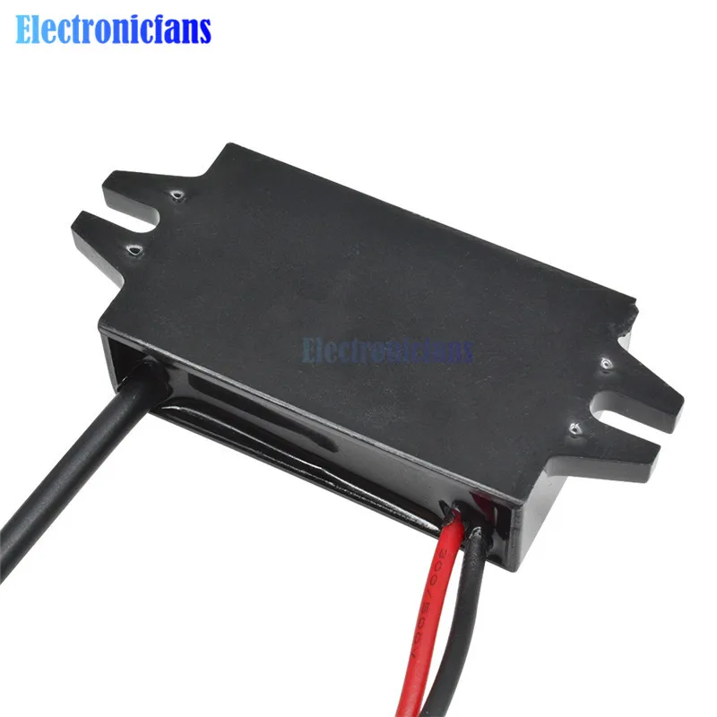 Водонепроницаемый DC-DC 12V to 5V 3A Micro USB преобразователь понижающий модуль питания DC/DC
