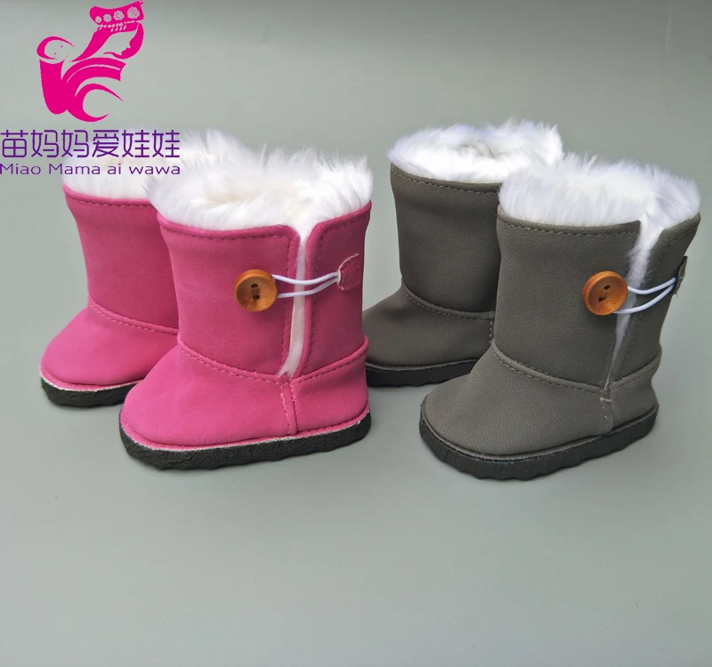 Сапоги куклы для девочек 18 дюймов размер 43 см зимняя обувь кукол|doll boots|american girlboots