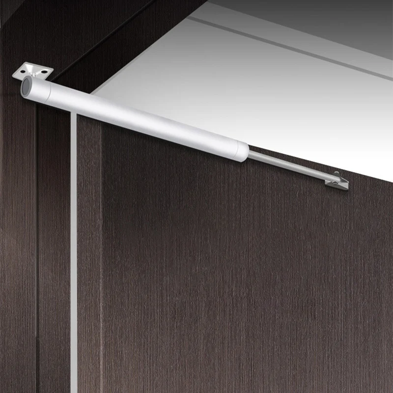 

15-60Kg Automatic Door Closer Aluminum Alloy Soft Closure Adjustable Door 110 Degree Positioning Door Stopper Furniture Hardware