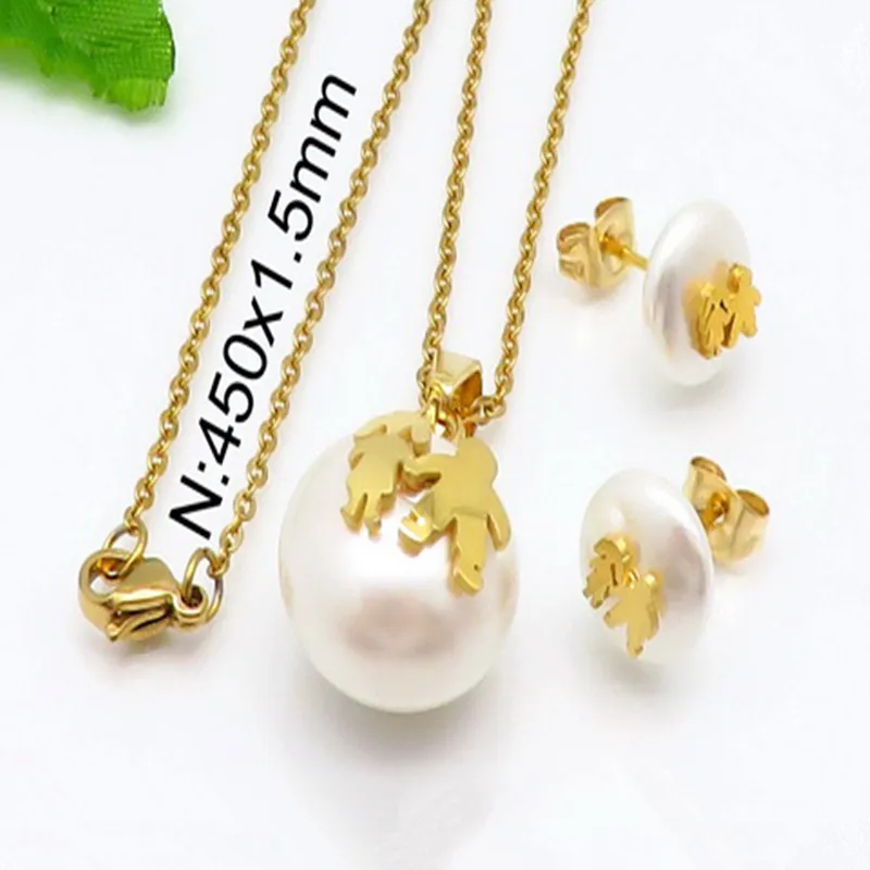 Лидер продаж модные комплекты ювелирных изделий с подвеской ожерелье/серьги для