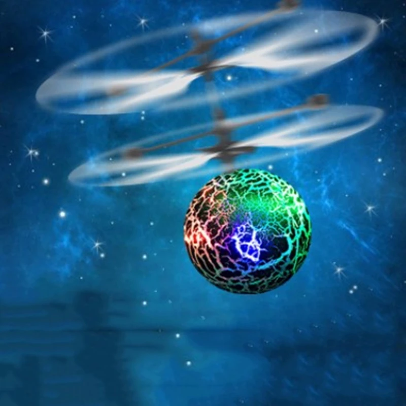 Мини Дрон на радиоуправлении волшебный Блестящий светящийся светодиодный