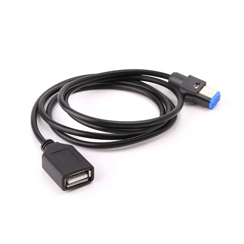 Автомобильный 4-контактный шнур USB Кабельный адаптер удлинитель A0NE для
