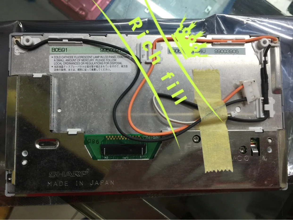 Новый оригинальный мотоцикл Мото Дашборд GPS радио ЖК-дисплей для Honda Gold wing GL1800 2007 ~ 2013 Гаг кластер навигации включен.