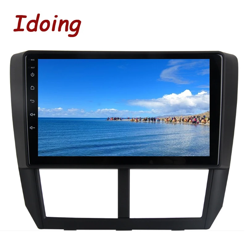 Idoing 9 "4G + 64G 2.5D QLED автомобильный Android 10 Радио мультимедийный плеер для Subaru WRX Forester