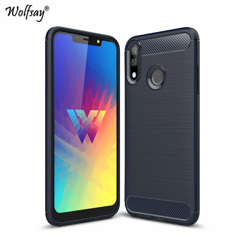 Противоударный чехол для LG W10 чехол-бампер из силикона телефона защитная задняя