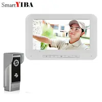 Видеодомофон SmartYIBA, проводной домофон с цветным ЖК-дисплеем 7 дюймов, камера ночного видения 700TVL, домашняя видеодомофон
