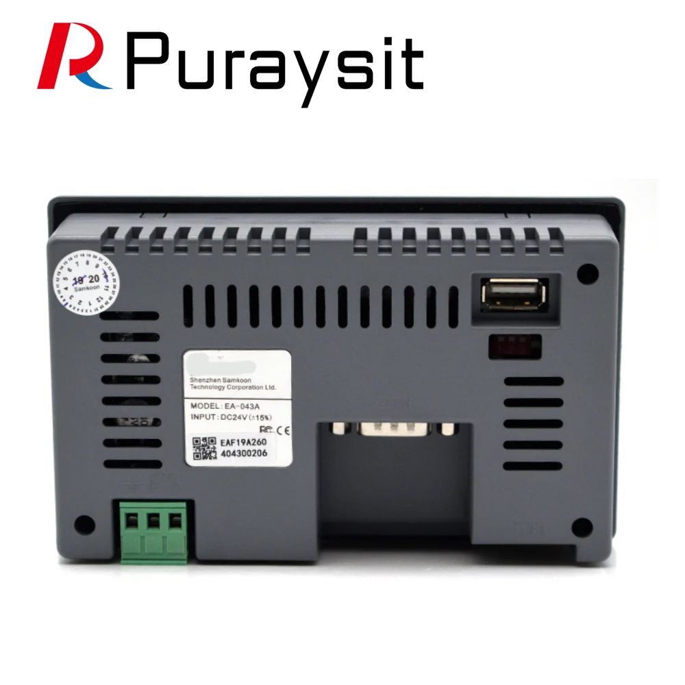 Сенсорный экран Samkoon EA 043A HMI Новый 4 3 дюймовый 480*272 интерфейс человека|Контроллер с
